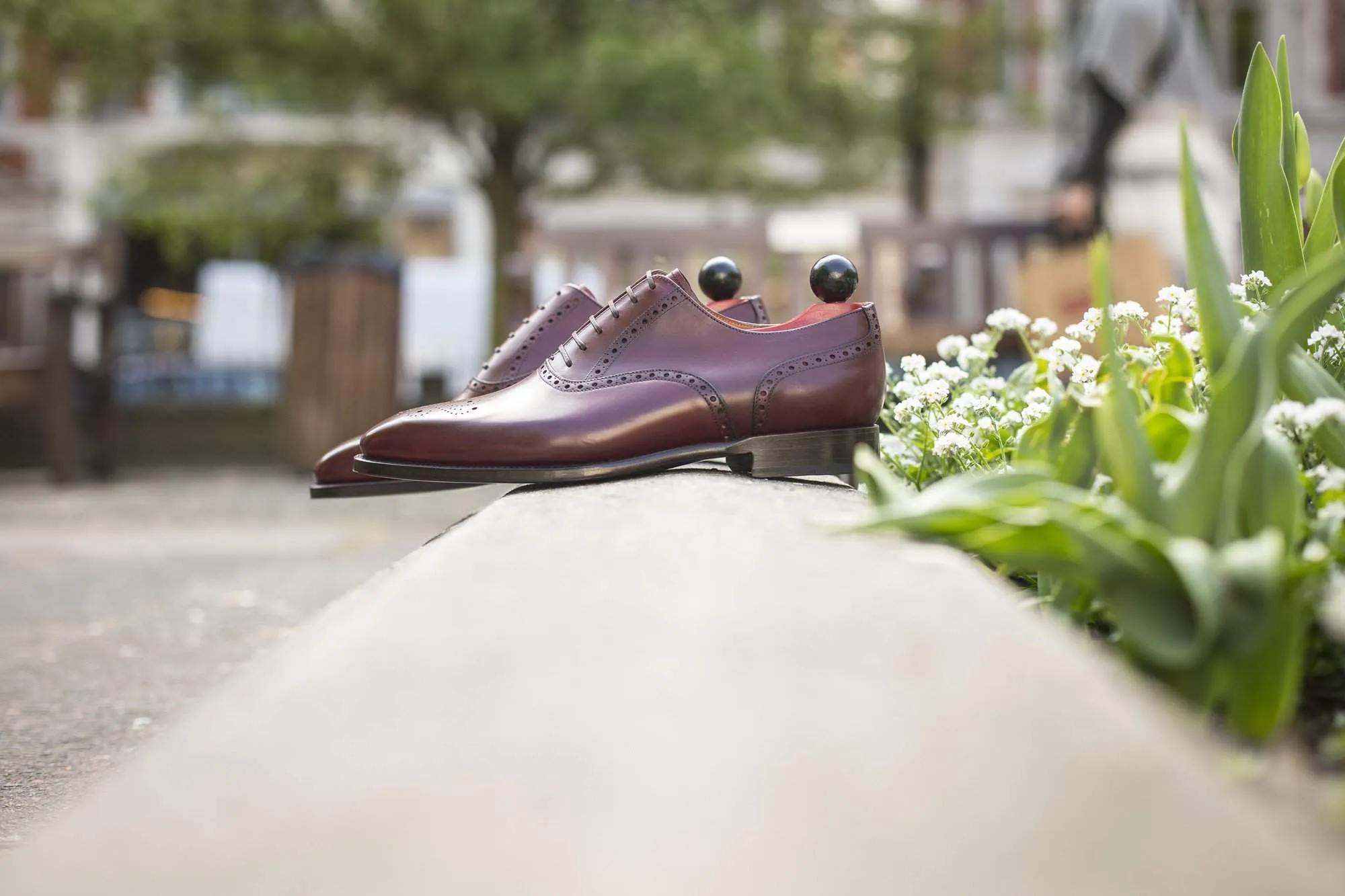 Wallingford - MTO - Burgundy Calf - MGF Last - Single Leather Sole