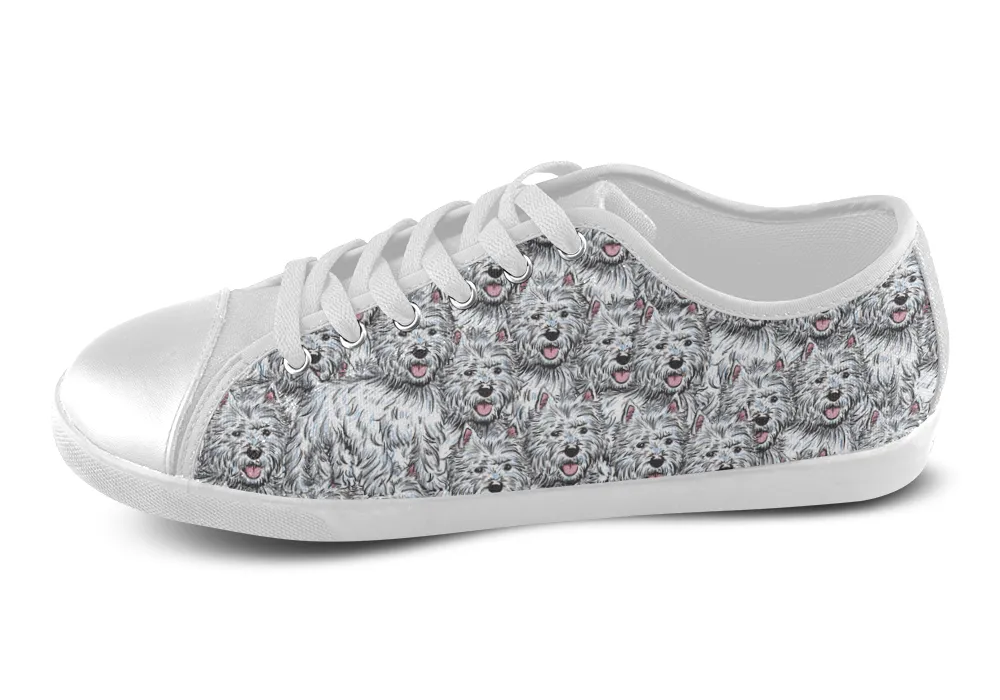 Westie - White Terrier Shoes