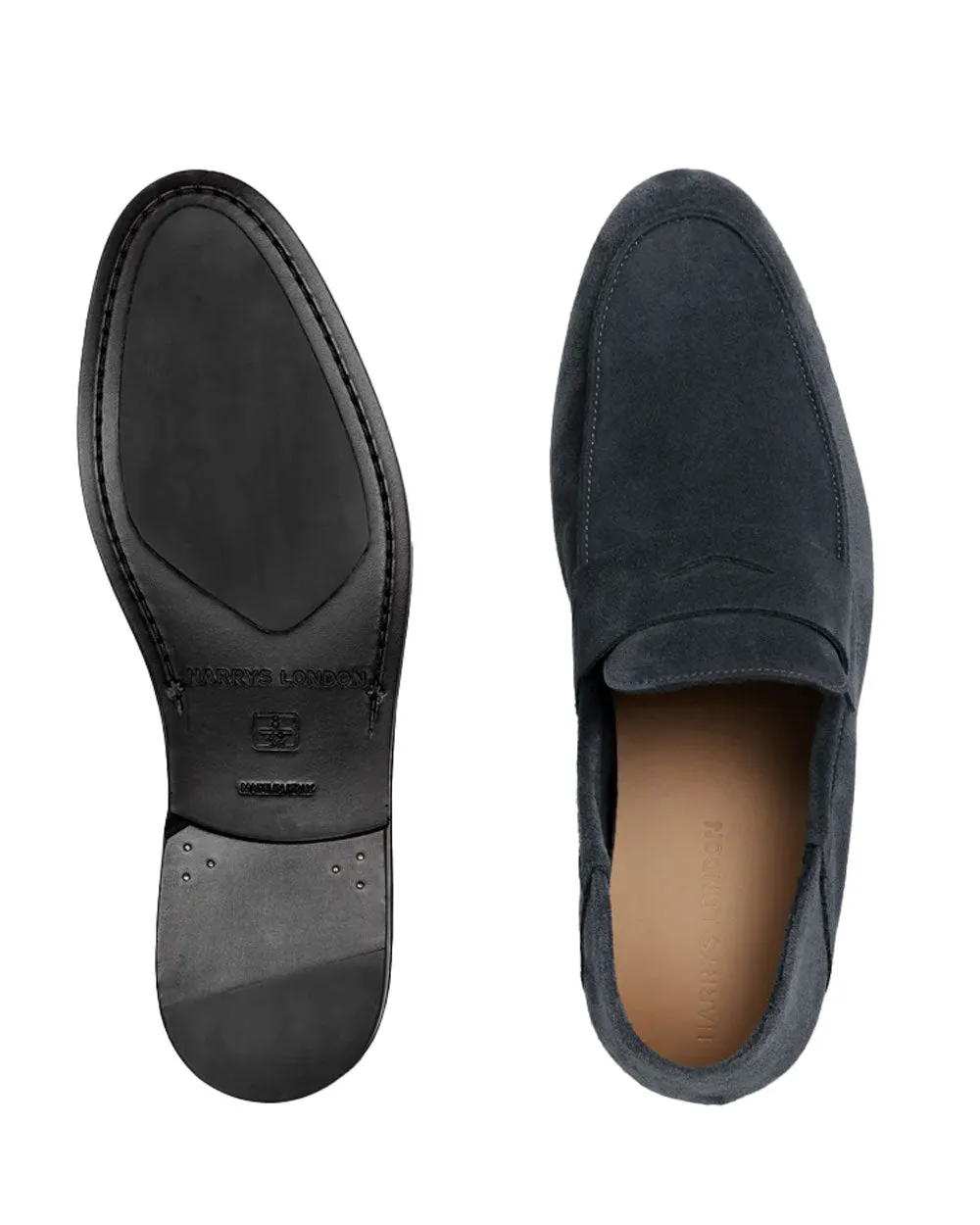 Wilson II Suede Loafer in Dark Navy