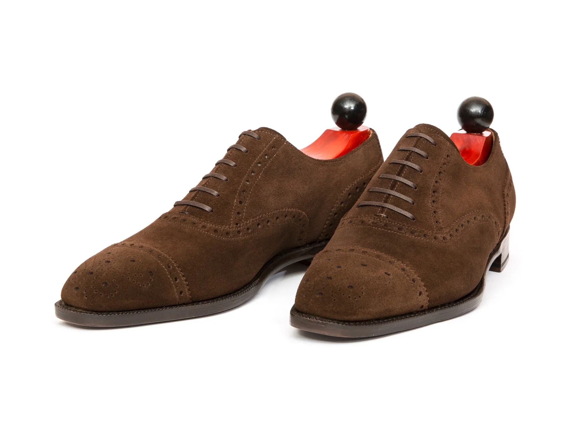 Windermere - MTO - Dark Brown Suede - LPB Last - Single Leather Sole