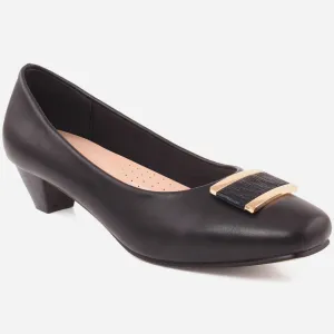 Women "LYA" Sleek Square Toe Court Shoes