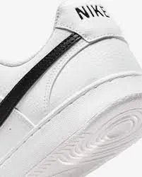 WOMENS NIKE COURT VISION LO NN - WHITE/BLACK-WHITE